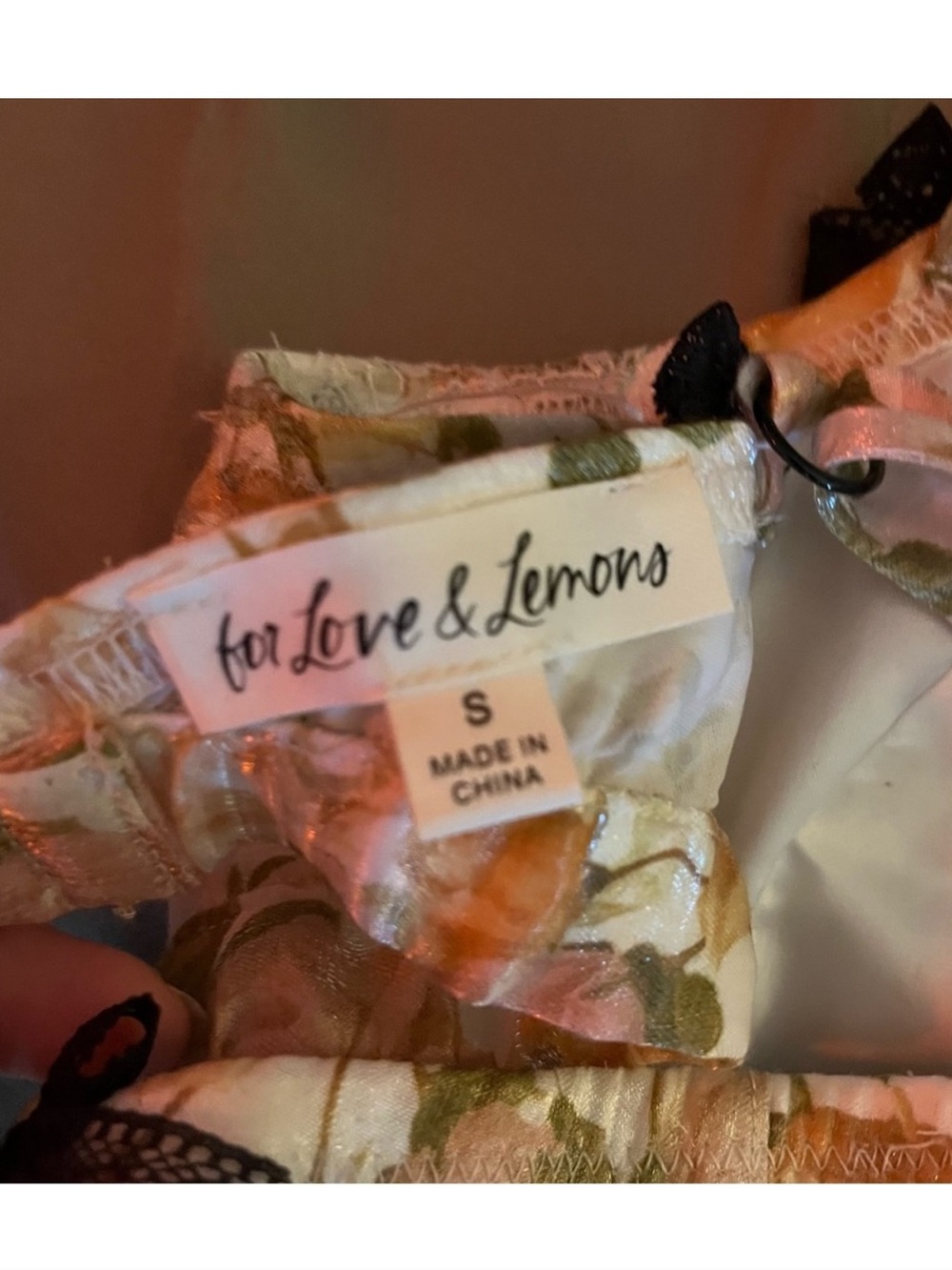 For Love And Lemons Floral Lace SET - Picture 6 of 10
